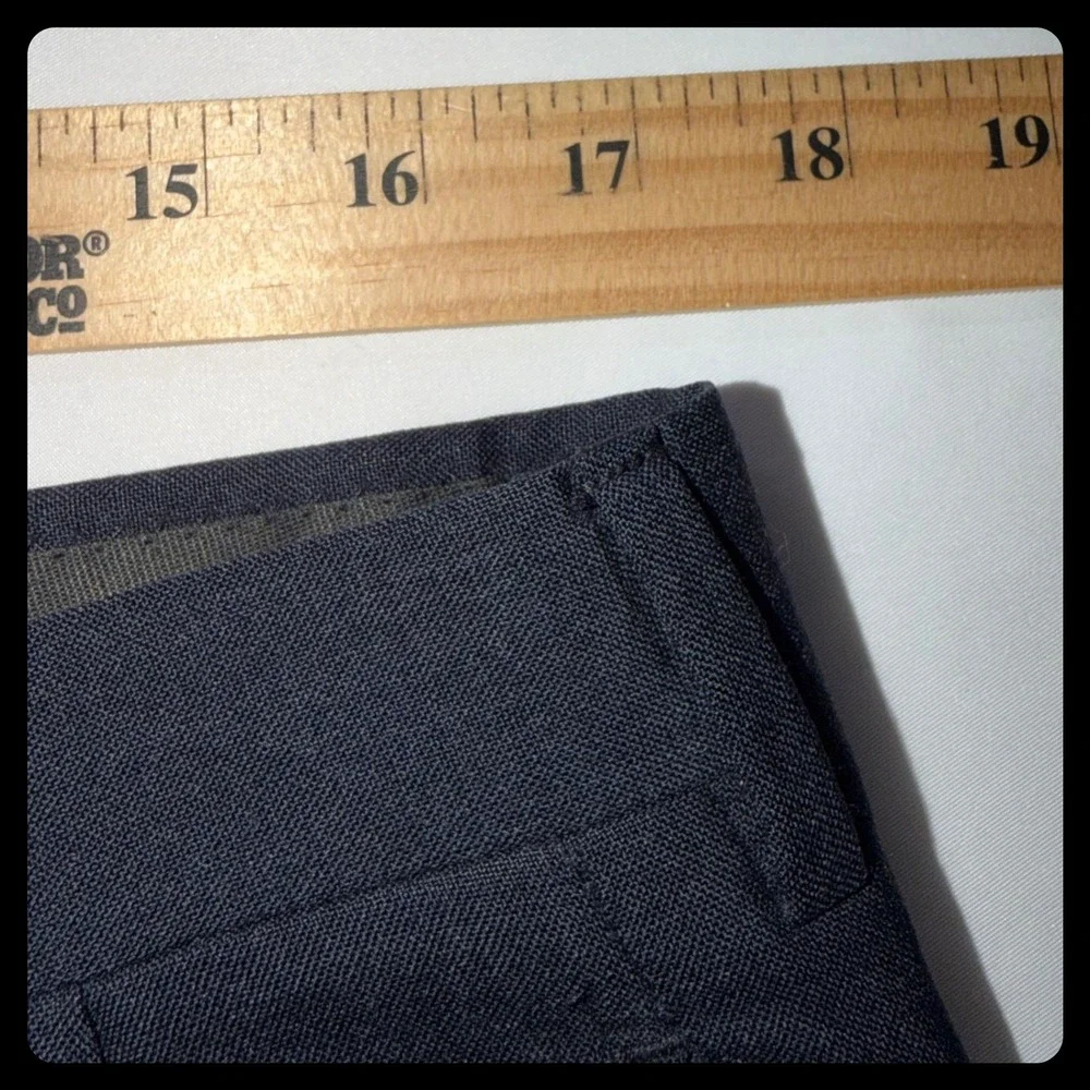 Jos A Bank Dress Pants Mens 34x30 Blue Pleated Wool Trousers Business Casual